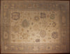 9x12 Hand Knotted Oushak Area Rug