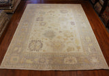 9x12 Hand Knotted Oushak Area Rug