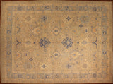 9x12 Hand Knotted Oushak Area Rug