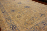 9x12 Hand Knotted Oushak Area Rug