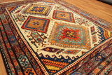 5x7 Hand Knotted Baluchi Area Rug