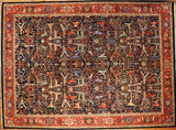 10x13 Hand Knotted Faryab Area Rug