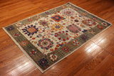 4x6 Hand Knotted Fine Aryana Area Rug