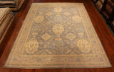 9x12 Hand Knotted Oushak Area Rug