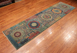 10' Hand Knotted Mamluk Runnner