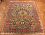6x8 Hand Knotted Mamluk Area Rug