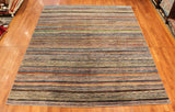 8x10 Hand Knotted Gabbeh Area Rug