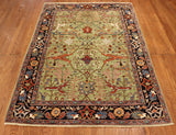 5x7 Hand Knotted Fine Aryana Area Rug