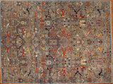 9x12 Hand Knotted Faryab Area Rug