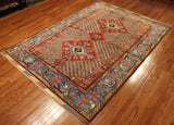 6x8 Hand Knotted Baluchi Area Rug