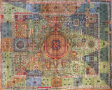 8x10 Hand Knotted Mamluk Area Rug