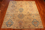 7x9 Hand Knotted Oushak Area Rug