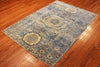 4x6 Hand Knotted Mamluk Area Rug