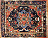 8x10 Hand Knotted Serpai Area Rug