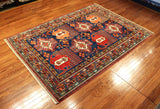 6x8 Hand Knotted Baluchi Area Rug