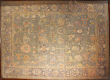 10x14 Hand Knotted Oushak Area Rug