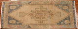 2x3 Hand Knotted Oushak Rug