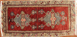 2x3 Hand Knotted Oushak Rug