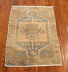 2x3 Hand Knotted Oushak Rug