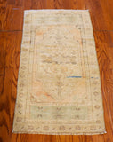 2x3 Hand Knotted Oushak Rug