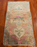 2x3 Hand Knotted Oushak Rug