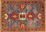 6x8 Hand Knotted Baluchi Area Rug