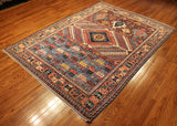 6x8 Hand Knotted Baluchi Area Rug