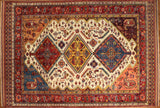 7x9 Hand Knotted Baluchi Area Rug