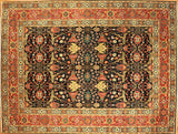 9x11 Hand Knotted Manzar Area Rug