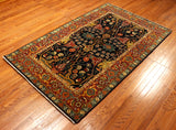 4x6 Hand Knotted Manzar Area Rug