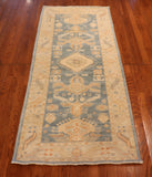 7' Hand Knotted Oushak Runner