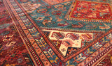 7x9 Hand Knotted Baluchi Area Rug