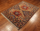 4x6 Hand Knotted Baluchi Area Rug