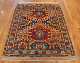 4x6 Hand Knotted Baluchi Area Rug