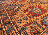 4x6 Hand Knotted Baluchi Area Rug