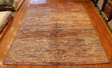 9x12 Hand Knotted Gabbeh Area Rug