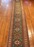 20' Hand Knotted Kazak Runner