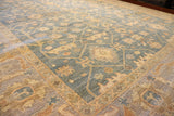 9x12 Hand Knotted Oushak Area Rug