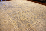 9x12 Hand Knotted Oushak Area Rug