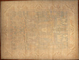 9x12 Hand Knotted Oushak Area Rug