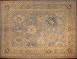 9x12 Hand Knotted Oushak Area Rug