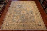9x12 Hand Knotted Oushak Area Rug