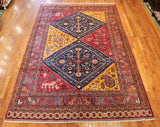 7x11 HAnd Knotted Baluchi Area Rug