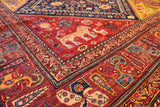 7x11 HAnd Knotted Baluchi Area Rug