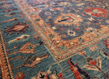 9x12 Hand Knotted Faryab Area Rug
