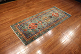 7' Hand knotted Aryana Runner