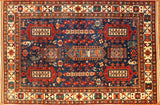 7x10 Hand Knotted Baluchi Area Rug