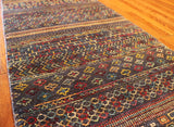 2x4 Hand Knotted Gabbeh Area Rug