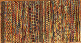 2x4 Hand Knotted Gabbeh Area Rug