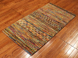 2x4 Hand Knotted Gabbeh Area Rug